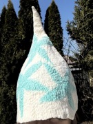 Czapka do Sauny z Wełny Merynosa | Handmade Sauna Hat | Ręcznie Filcowana