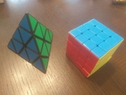 Zestaw kostek Rubika - pyraminx oraz 4x4