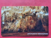 GRECJA    - Karta telefoniczna  / ODMIANA  /  JASKINIE