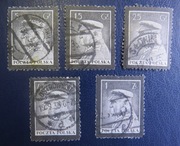 PMW  Wydanie żałobne śmierć Józefa Piłsudskiego Fi 273-77 w tym 275 II kas