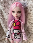 monster high lalka draculaura g1 ooak custom repaint