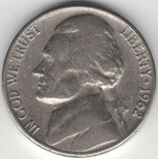 USA 5 centów 1962 D - nr 2
