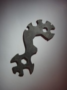 KLUCZ ROWEROWY wielofunkcyjny - zabytkowy - serwisowy - staroć - antyk  PRL