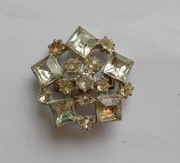 Broszka Arte Vintage z cyrkonią lata 60-te
