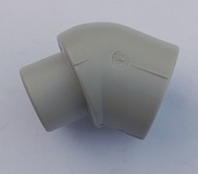 Kolano PP zgrzewane 25 nyplowe 45" FV-Plast