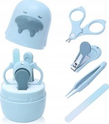 Zestaw do pielęgnacji paznokci dla niemowląt nożyczki pilniczek cążki 4w1