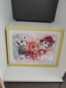 Obraz Psi Patrol haft diamentowy mozaika w ramce