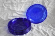 Talerze śniadaniowe Arcoroc France coblat blue
