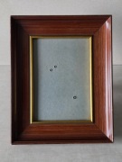Klasyczna Rama Vintage 19x24 cm – Drewno i Złoto