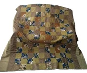 Narzuta-patchwork "Jesienne róże"