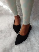 (39/40) Czarne baleriny biznesowe , NOWE 