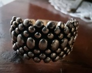 Regulowany stary aluminiowy pierścionek  z lat 60 tych XXw.- PRL