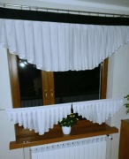 Komplet- firanka kuchenna na karnisz 200 cm