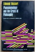 Phenomenology and the Crisis of Philosophy Husserl