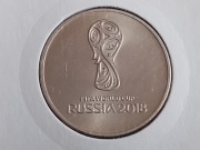 Rosja 25 Rubli FIFA Statua Puchar Świata 2018,Mennicza