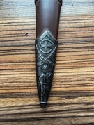 Sztylet Nóż Templariuszy Replika Sygnowany 