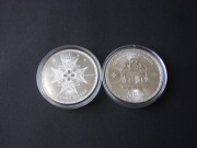 Srebrna moneta Krzyż Maltański 2025, 1 uncja srebra.