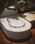 Bransoletka z muszli i białego koralu