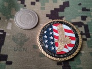 Challenge coin United States Navy Veterans