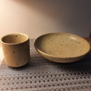 Miseczka i kubek ceramiczne Taize