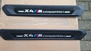 Listwy osłony progu BMW X4 M G02 LCI F98  COMPETITION 