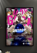 Lady Gaga Artpop plakat album a3 w ramce obraz poster