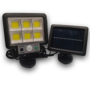 Lampa solarna z panelem 72 LED IP64 czujnik ruchu pilot