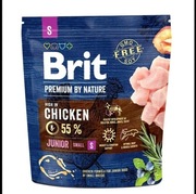 Brit Premium Junior, small 1kg, kurczak, sucha karma dla psa