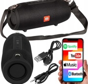 GŁOŚNIK BLUETOOTH PRZENOŚNY BEZPRZEWODOWY BASS SD FM USB AUX CZARNY RADIO