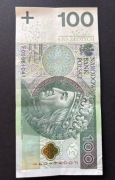 Banknot 100 zł, 2018 rok, seria F0