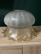Duży, o 40cm średnicy klosz do lampy lub żyrandola Murano, Vintage (9)