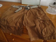 Krótkie spodnie H&M LOGG Loose Fit, rozm. 29, 170 cm