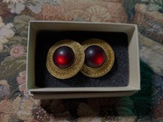 VINTAGE KLIPSY KOSTIUMOWE W STYLU ART DECO lata 70-te