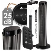 Cichy Wentylator Kolumnowy Jonizacja 25db Pilot Wiatrak Stojący Aroma