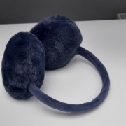 Nauszniki granatowe nakrycie głowy zima