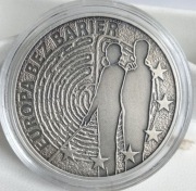 10 zł 2011  TOWARZYSTWO OPIEKI NAD OCIEMNIAŁYMI  Ag 925  Oksydowana  UNC