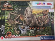 Puzzle i gra dinozaury
