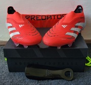 Korki adidas Predator Elite LL FG - Czerwony wersja bez sznurowadeł