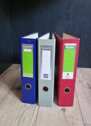 Segregator na dokumenty A4 trzy kolory używany