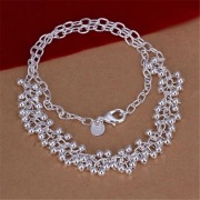 Srebro łańcuch 60 cm i bransoletka 20 cm 925