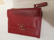 Mały portfel damski czerwony 