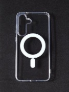 Etui/case klasyczne przezroczyste z MagSafe na Samsunga Galaxy s25Fe