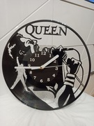 Zegar wiszący z płyty winylowej 30 cm - Queen