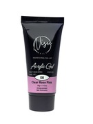 Nisu Nails Żel Akrylowy UV/LED Clear Rose Pink 30g Różowy Żel Budujący