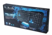 Klawiatura membranowa E-BLUE Polygon Czarny (NOWA)