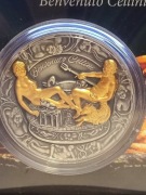 Moneta "Saliera" (Solniczka) Benvenuto Cellini o masie 2 uncji