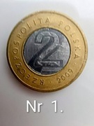 Destrukty 4 monety 2 - złotowe.