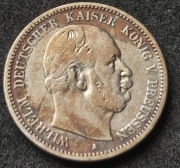 2 Marki 1876A Wilhelm, Prusy