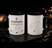 Kubek Soulmate with Paws - kubek premium - miłośnik psów  330 ml