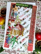 Kartka bożonarodzeniowa "Noel" handmade